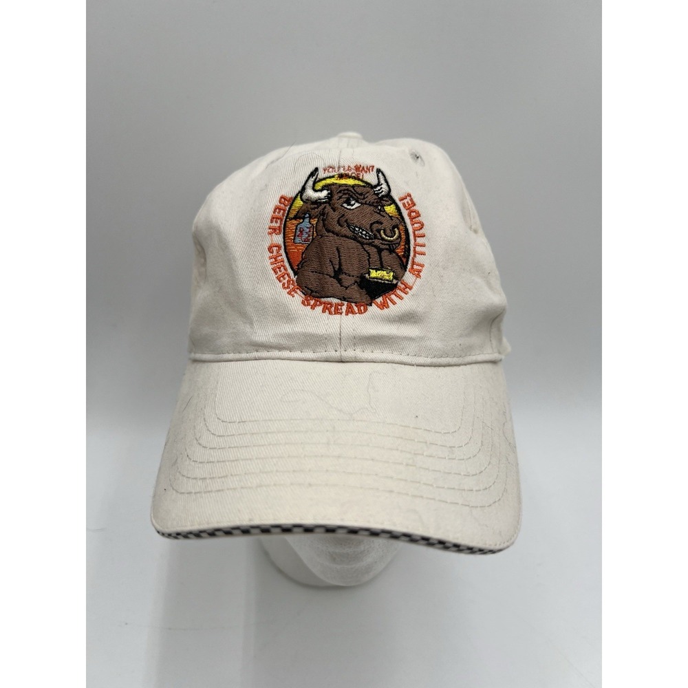 Beer Cheese Spread With Attitude Embroidered Adjustable‎ Hat Cap